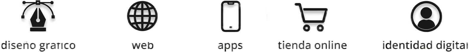 Diseño gráfico, web, apps, tienda online e identidad digital